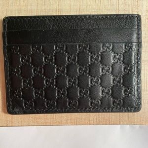 Black Gucci Card Holder